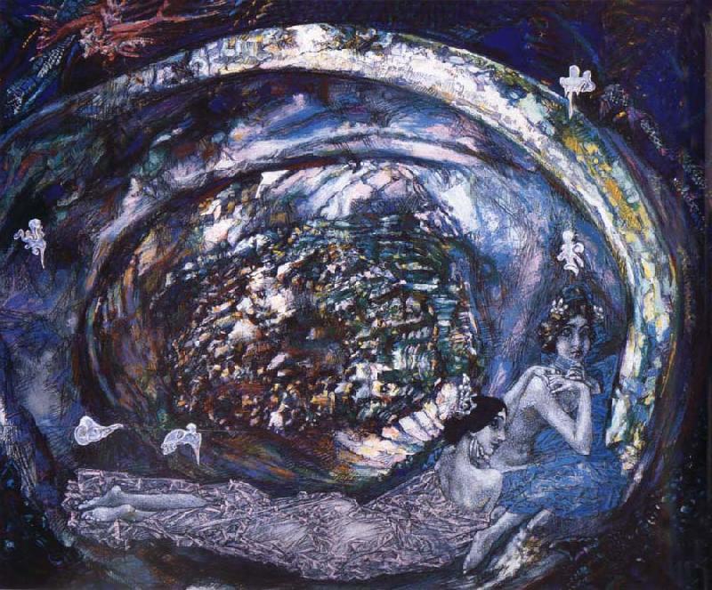 Mikhail Vrubel Pearl oil painting image